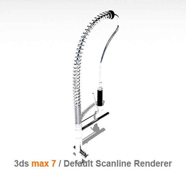 designed italy 3d max - Gessi OXYGEN HI-TECH Professional Tap by lajhar